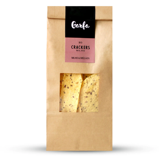 Crackers de Milho (Milho & Orégãos) - Garfa - MUKA